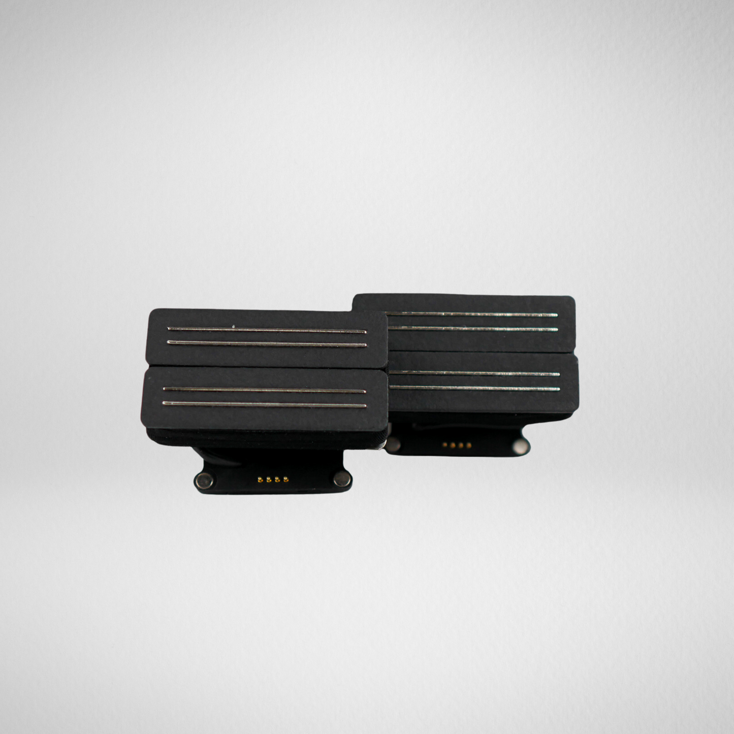 BARE KNUCKLE PICKUPS BLACK HAWK SET - BLACK FIBRE